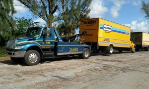 cts tow towing a large trailer in tampa fl